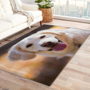 Labrador Rectangle Rug For Dog Lovers