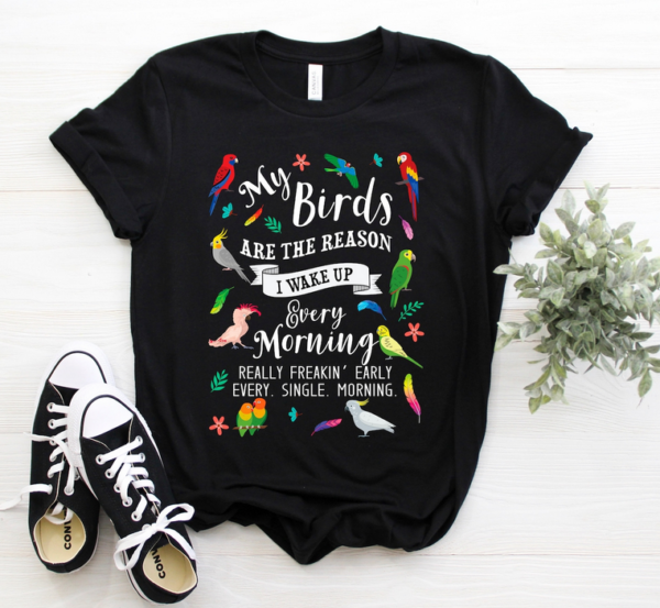 Bird Nerd Bird Keeper T-shirt Birdwatchers Gift Tshirt