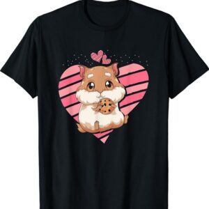 Hamster Lover Heart Pet Owner Cookie Cute Animal Hamster T-Shirt